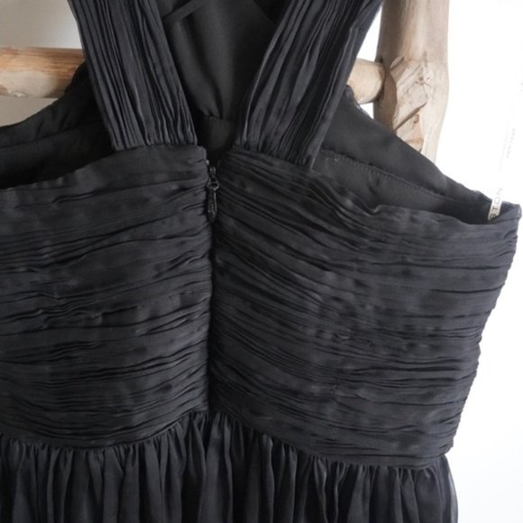 Halston Heritage Ombré Chiffon Halter Dress - Picture 4 of 5